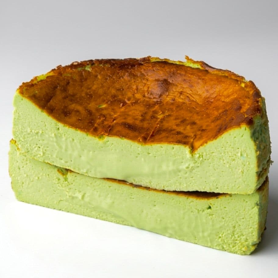 Pistachio Burnt Basque Cheesecake