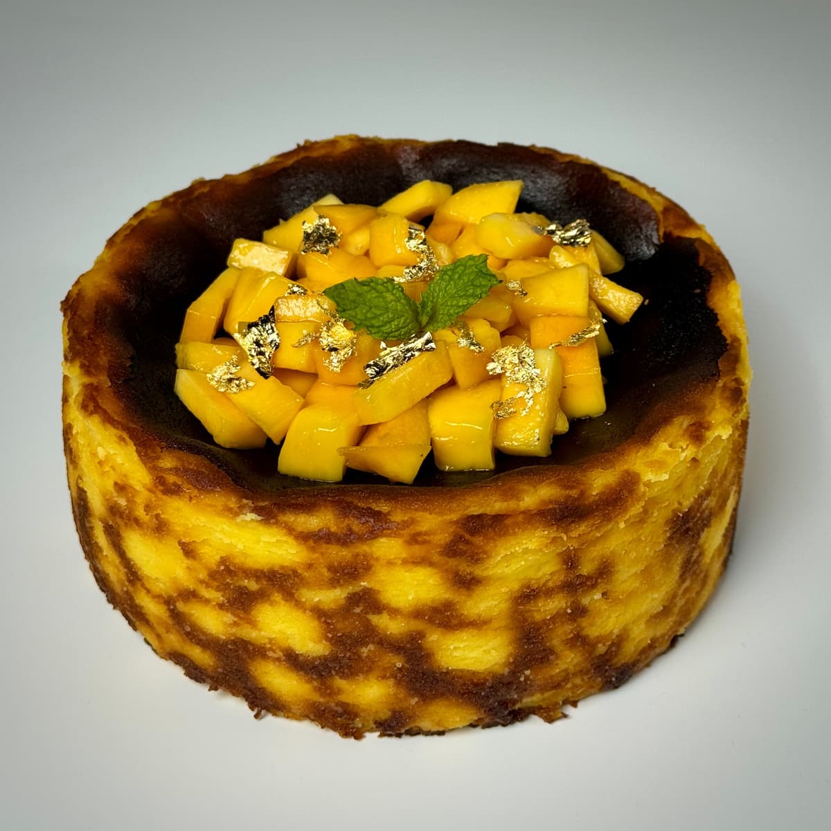 Mango Burnt Basque Cheesecake